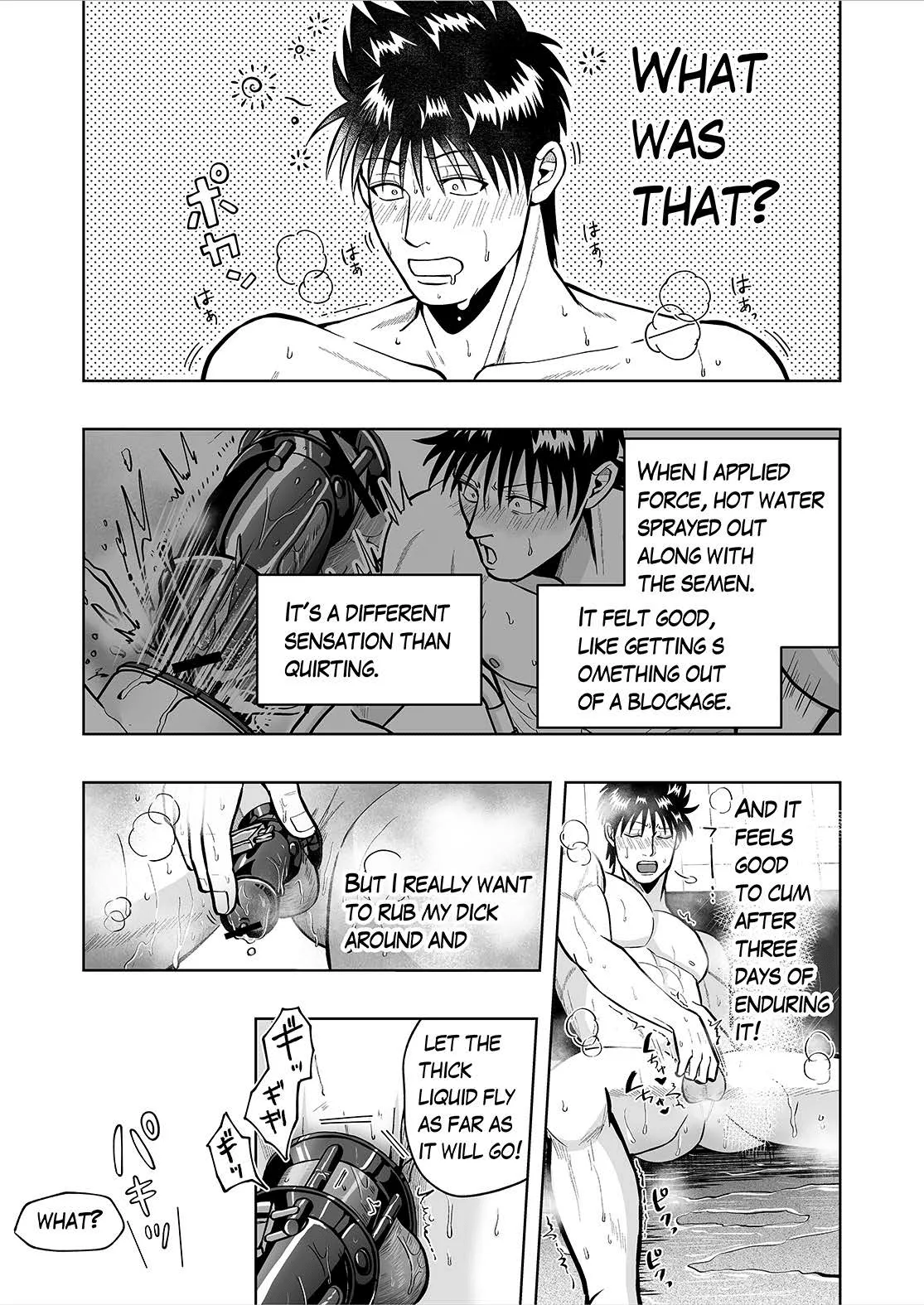 CHASTITY BELT & SHOWER MASTURBATION - Page 14