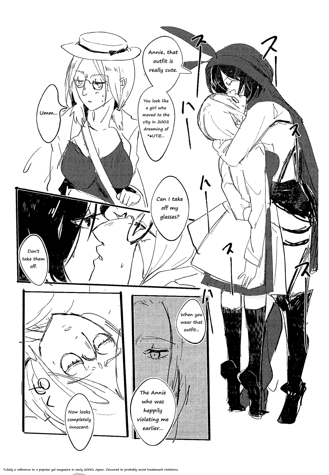 Guinea Pig page 25 featuring mikasa ackerman shingeki no kyojin parody - rough translation yuri hentai manga - read online free