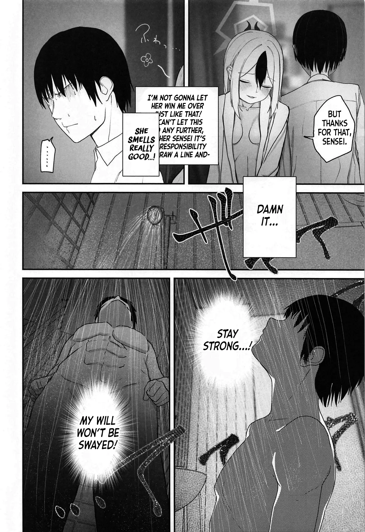 Nadenade Chuudoku. | For Pats and Kisses page 13 featuring sensei blue archive parody - sole female sole male hentai manga - read online free