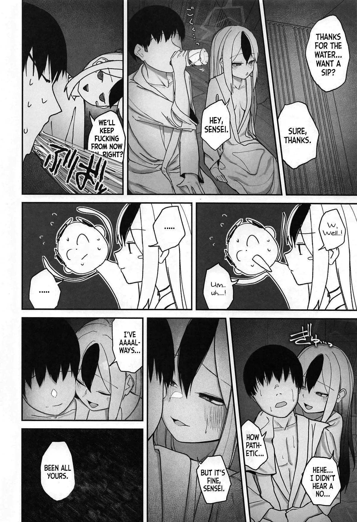 Nadenade Chuudoku. | For Pats and Kisses page 29 featuring sensei blue archive parody - sole female sole male hentai manga - read online free
