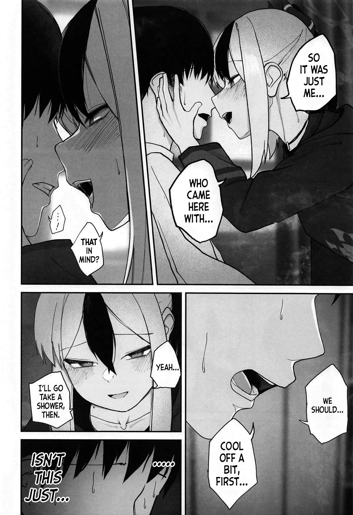 Nadenade Chuudoku. | For Pats and Kisses page 9 featuring sensei blue archive parody - sole female sole male hentai manga - read online free
