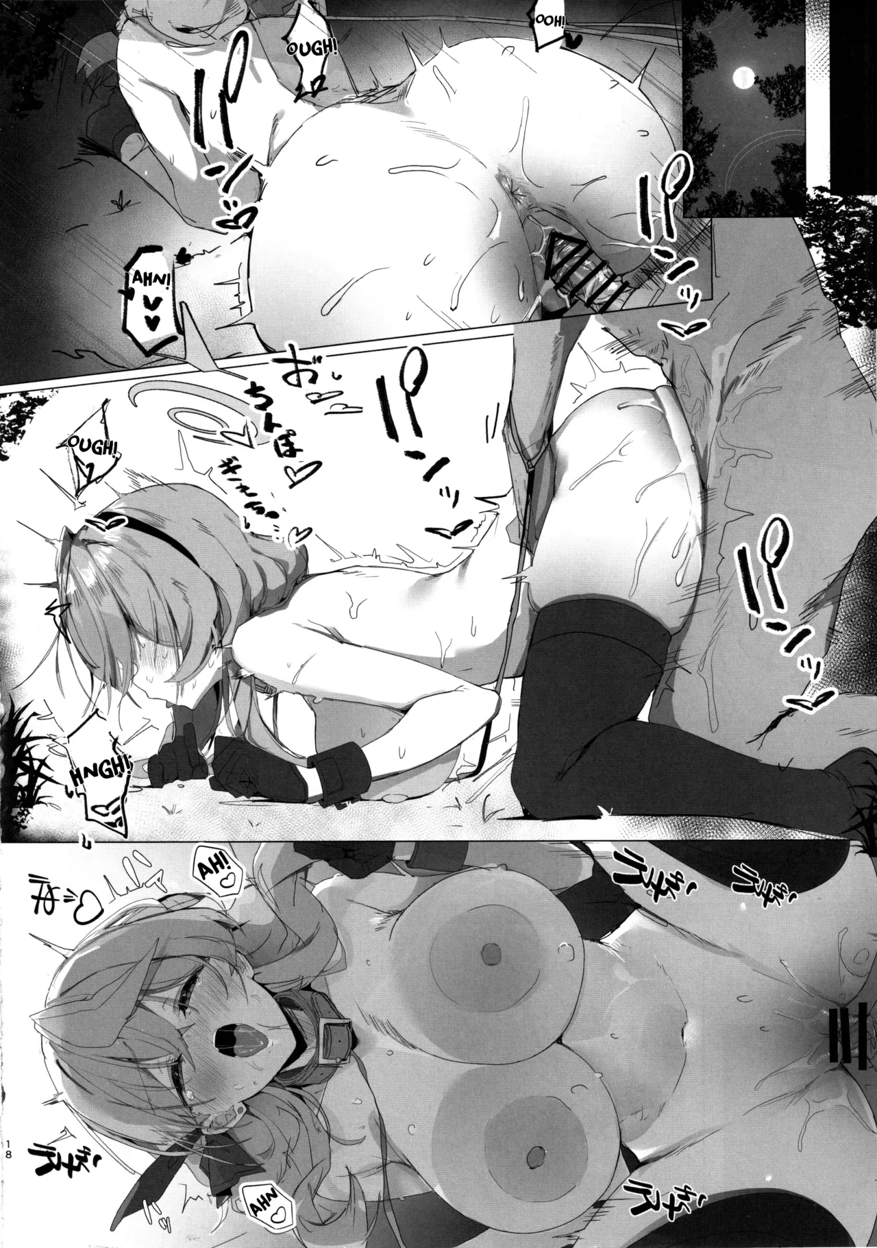 Byuru A-Kan Iku! 5 | Splurt, No~ I'm Coming! 5 page 17 featuring sensei blue archive parody - sole female sole male hentai manga - read online free