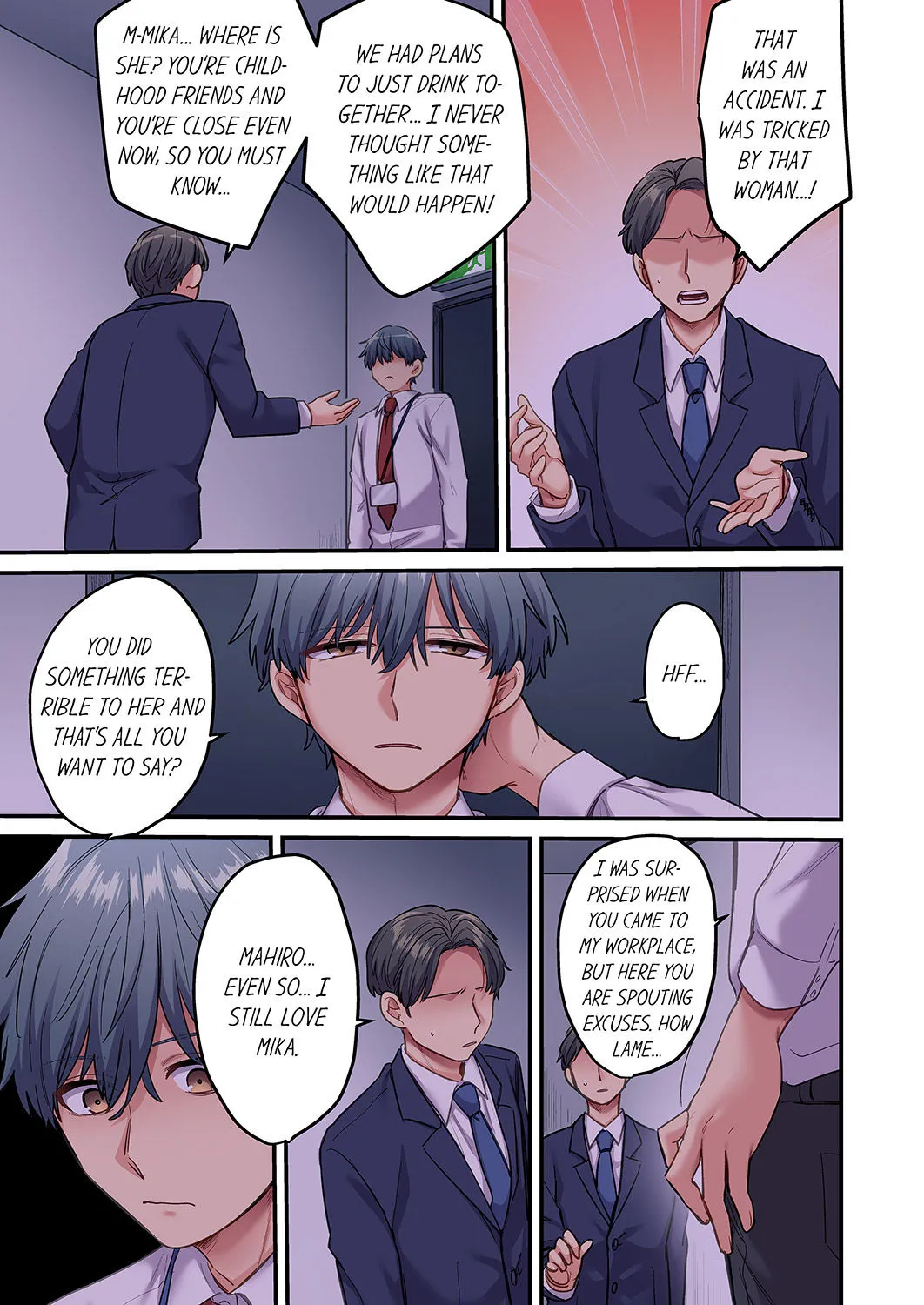 [Toba Ayuhata] Netorare SEX wa 1-Shuukan - Kuzu Osananajimi ni Ijimerarete, Ikasarete... 3-12 | Forced to Have Sex For a Week— Teased and Forced to Come by My Piece of Trash Childhood Friend 3-12 [English] page 52 - sole female sole male hentai manga - read online free