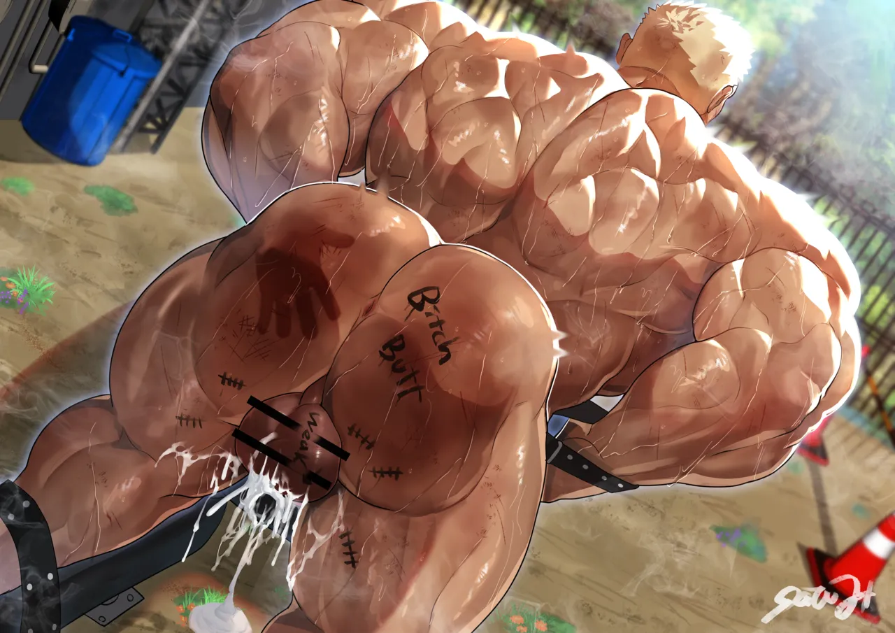 マッシブコマンドの夜の特別接待＆報告 page 35 original parody - males only yaoi hentai manga - read online free