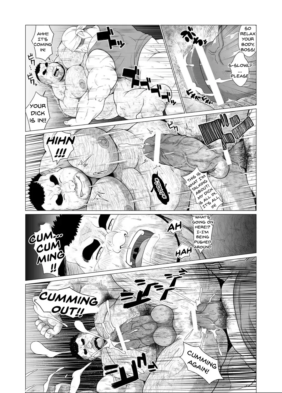 Zetsurin Oyakata | Virile Boss page 19 original parody - nakadashi hairy hentai manga - read online free