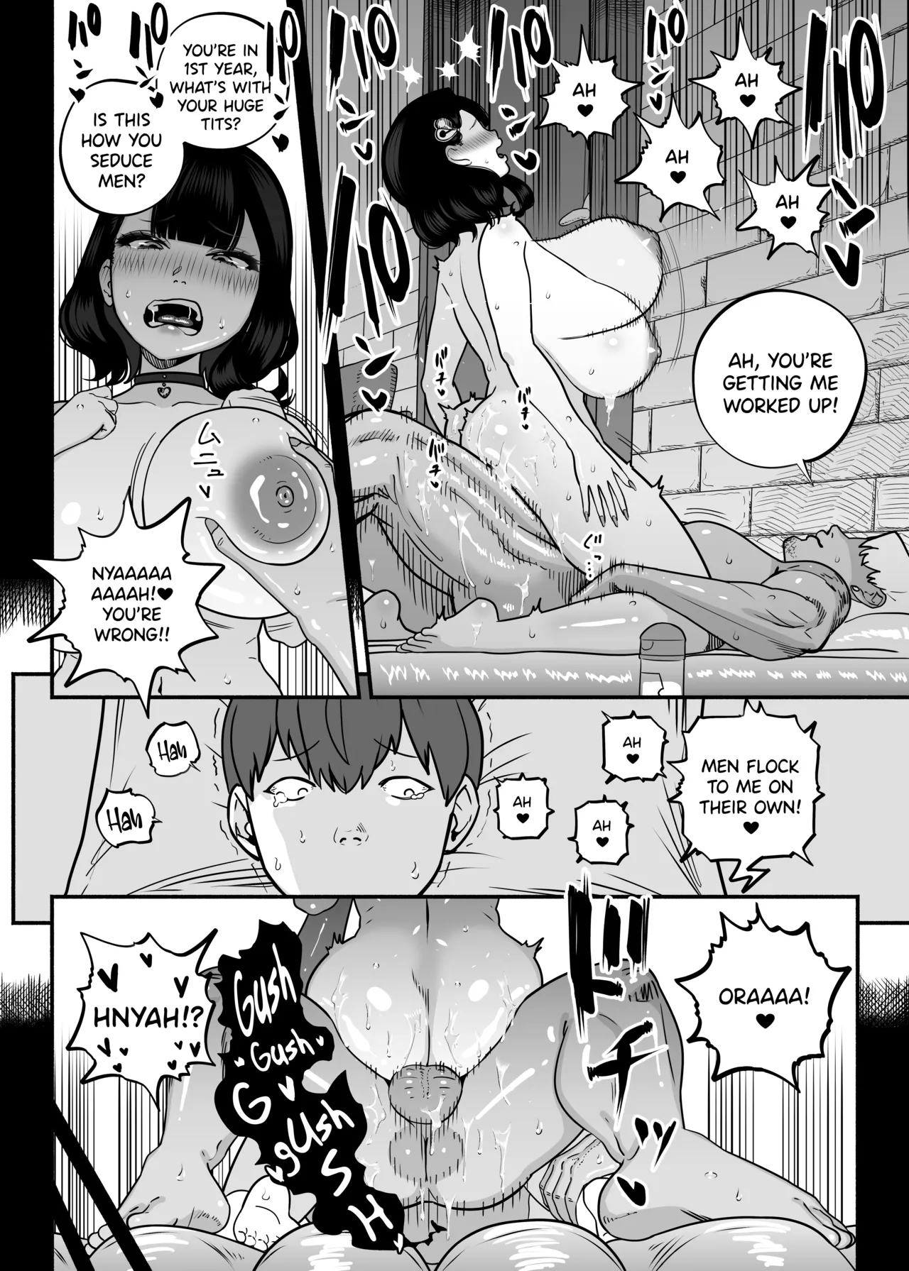 [Sakuranbo Nouen (Kondo Yume)] Gachikoi Fuuzoku 2.5 -Papa-katsu Joshi ni Jakusha Dansei Chinpo o Ijimerareru Hanashi- | Falling in Love at the Brothel 2.5 [English] [SDTLs] page 31 original parody - nakadashi big breasts hentai manga - read online free