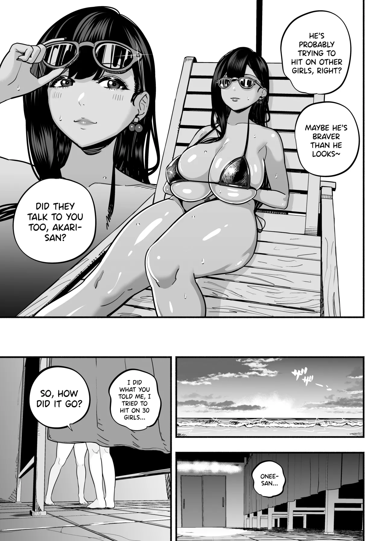 [Sakuranbo Nouen (Kondo Yume)] Gachikoi Fuuzoku 2.5 -Papa-katsu Joshi ni Jakusha Dansei Chinpo o Ijimerareru Hanashi- | Falling in Love at the Brothel 2.5 [English] [SDTLs] page 50 original parody - handjob big breasts hentai manga - read online free