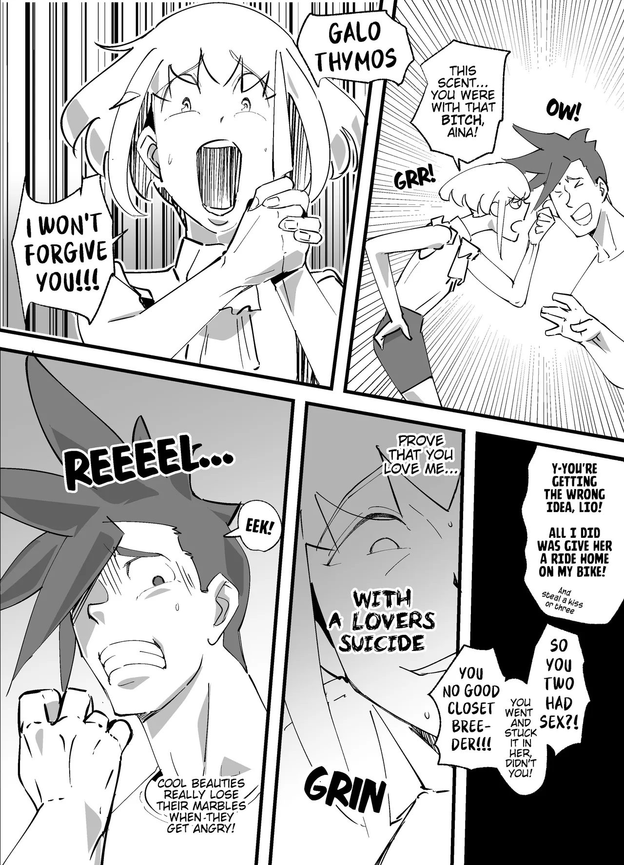 FLAMING PRhomo page 12 featuring lio fotia promare parody - uncensored anal hentai manga - read online free