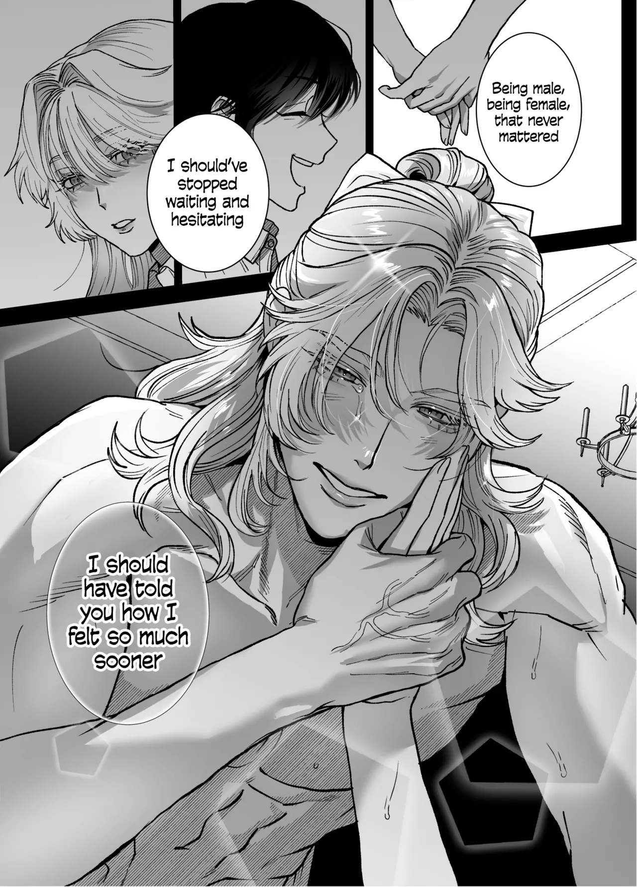 The Beautiful Princess♂ Wants to Dote on the Noble Night♀ page 58 original parody - muscle tomboy hentai manga - read online free