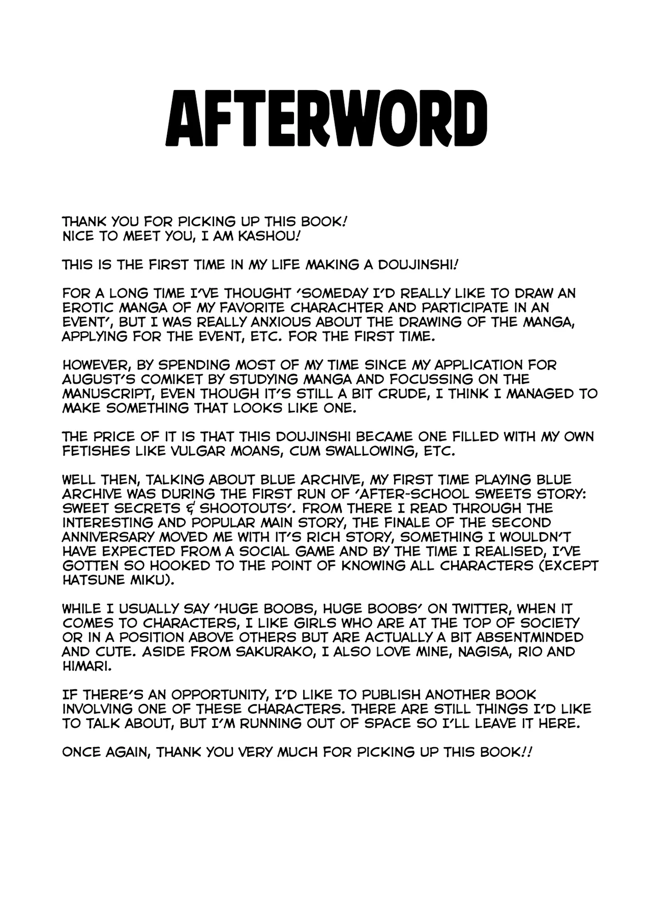 Ichijiku no Ha wa Ochite | A Fig Fallen To Immorality page 24 featuring sakurako utazumi blue archive parody - sole female sole male hentai manga - read online free