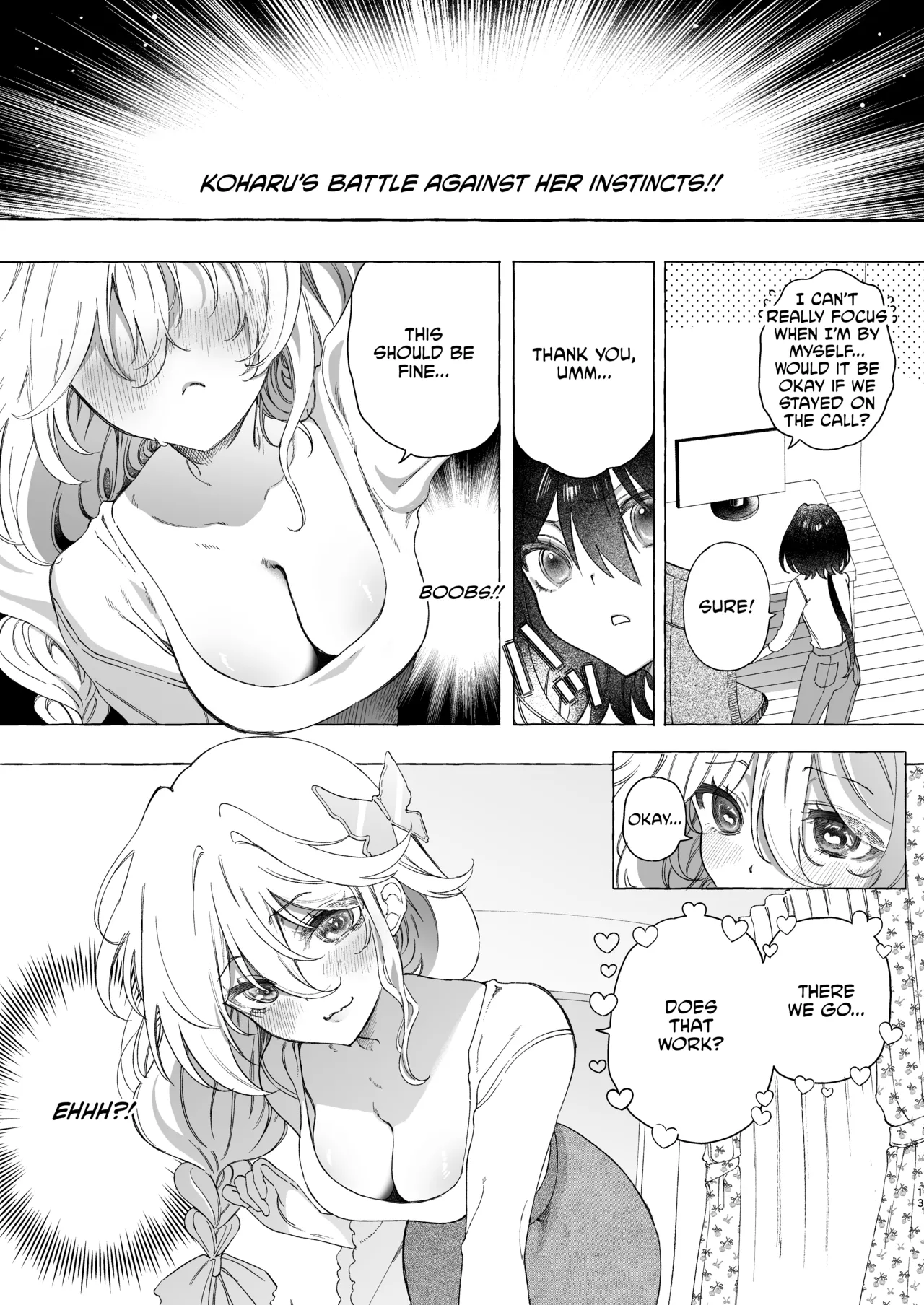 Mimi de Koishita Douryou page 13 original parody - yuri kissing hentai manga - read online free