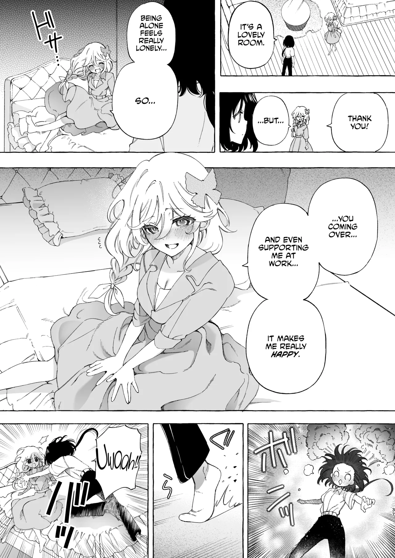 Mimi de Koishita Douryou page 37 original parody - squirting kissing hentai manga - read online free