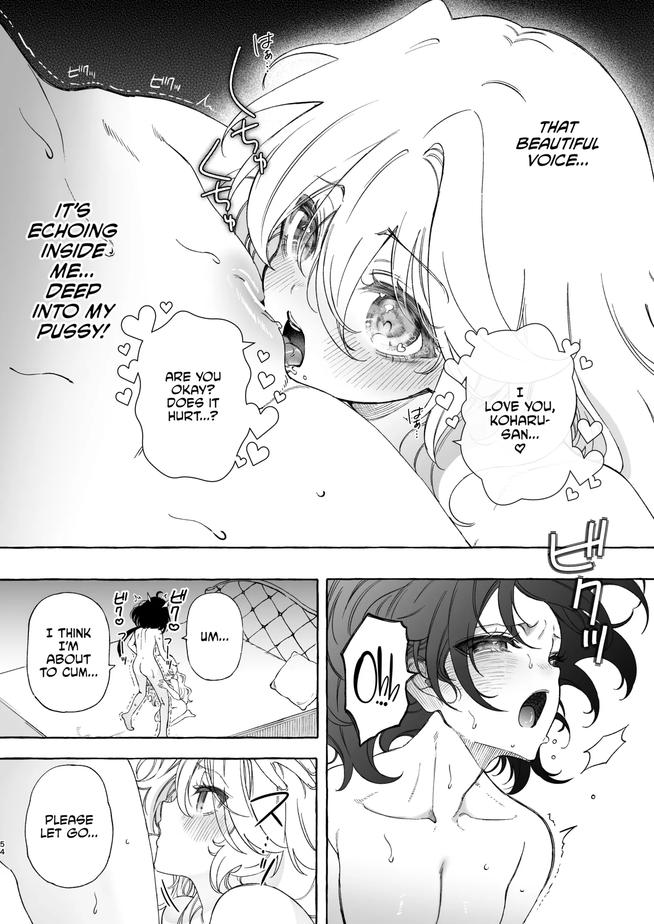 Mimi de Koishita Douryou page 54 original parody - squirting kissing hentai manga - read online free
