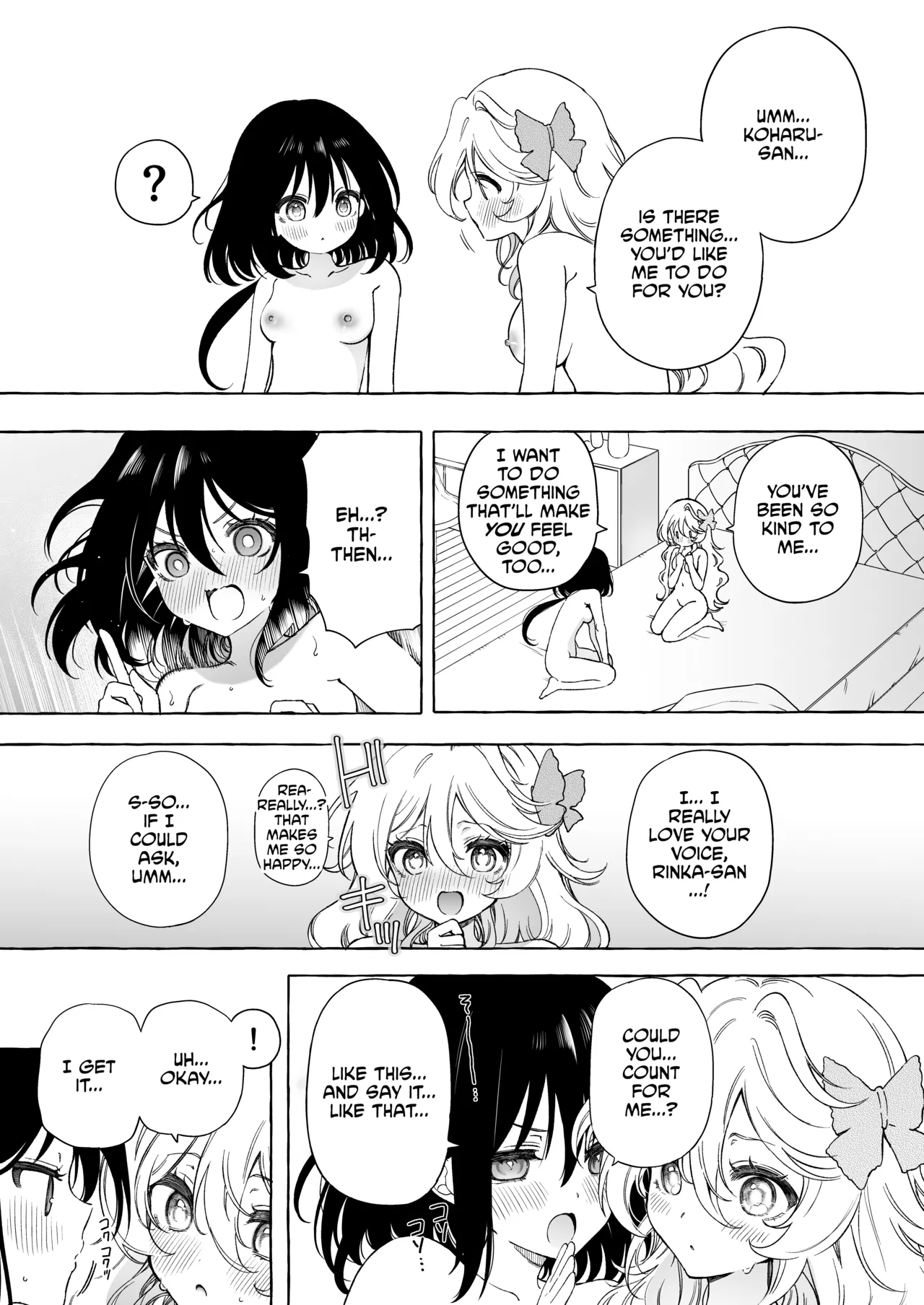 Mimi de Koishita Douryou page 64 original parody - yuri kissing hentai manga - read online free