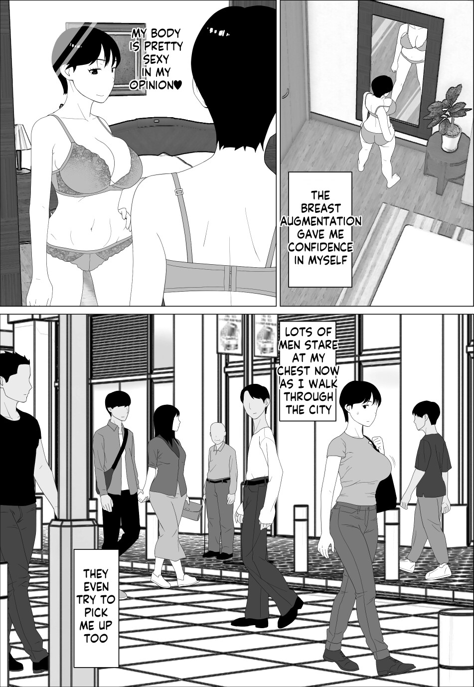Danna to no Resu Kaishou no Tameni Toukyou Shita noni | Enlarged breasts to entice husband and yet... - Page 10
