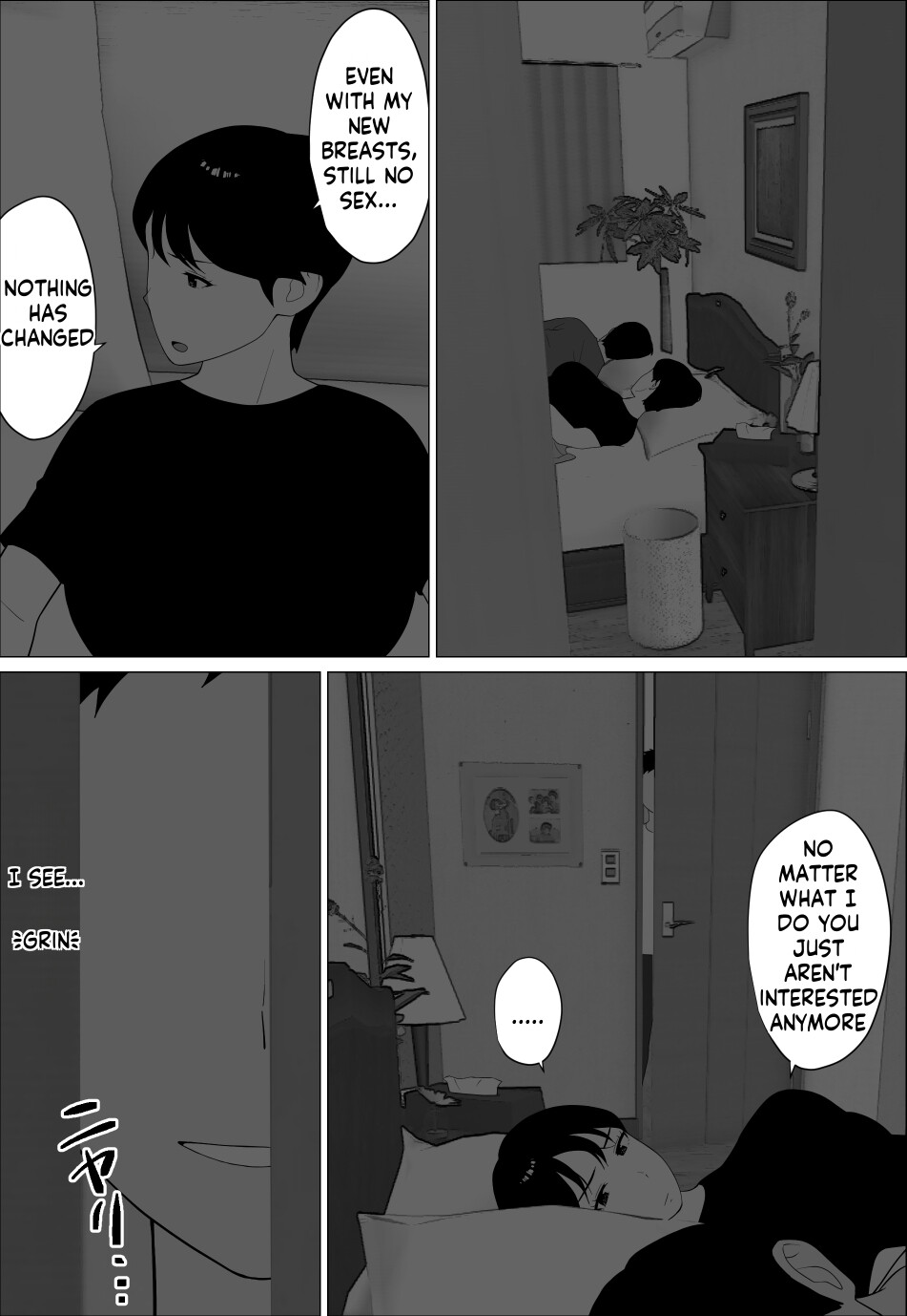 Danna to no Resu Kaishou no Tameni Toukyou Shita noni | Enlarged breasts to entice husband and yet... page 16 original parody - milf big breasts hentai manga - read online free