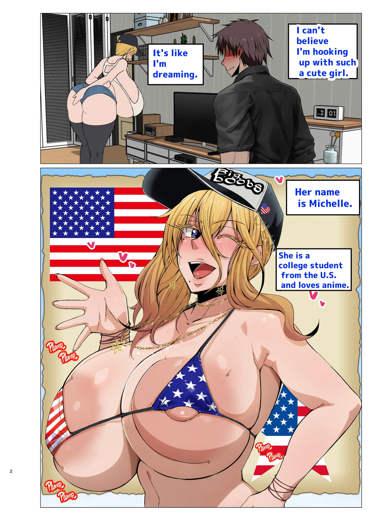 Michelle to Icha Love page 21 original parody - sweating big breasts hentai manga - read online free