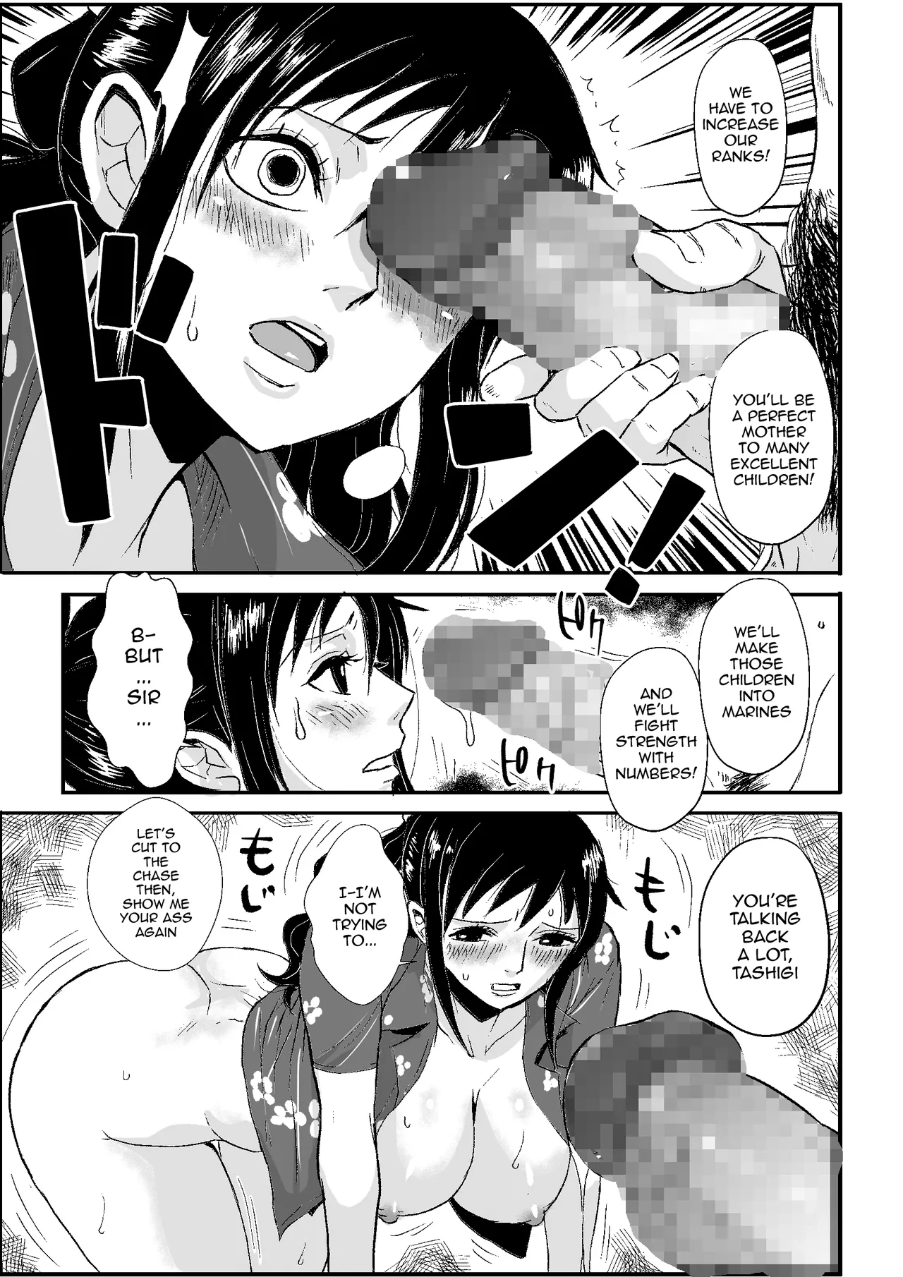Kaigun no Onna | A Woman In The Marines page 22 featuring tashigi - sole male mosaic censorship hentai manga - read online free