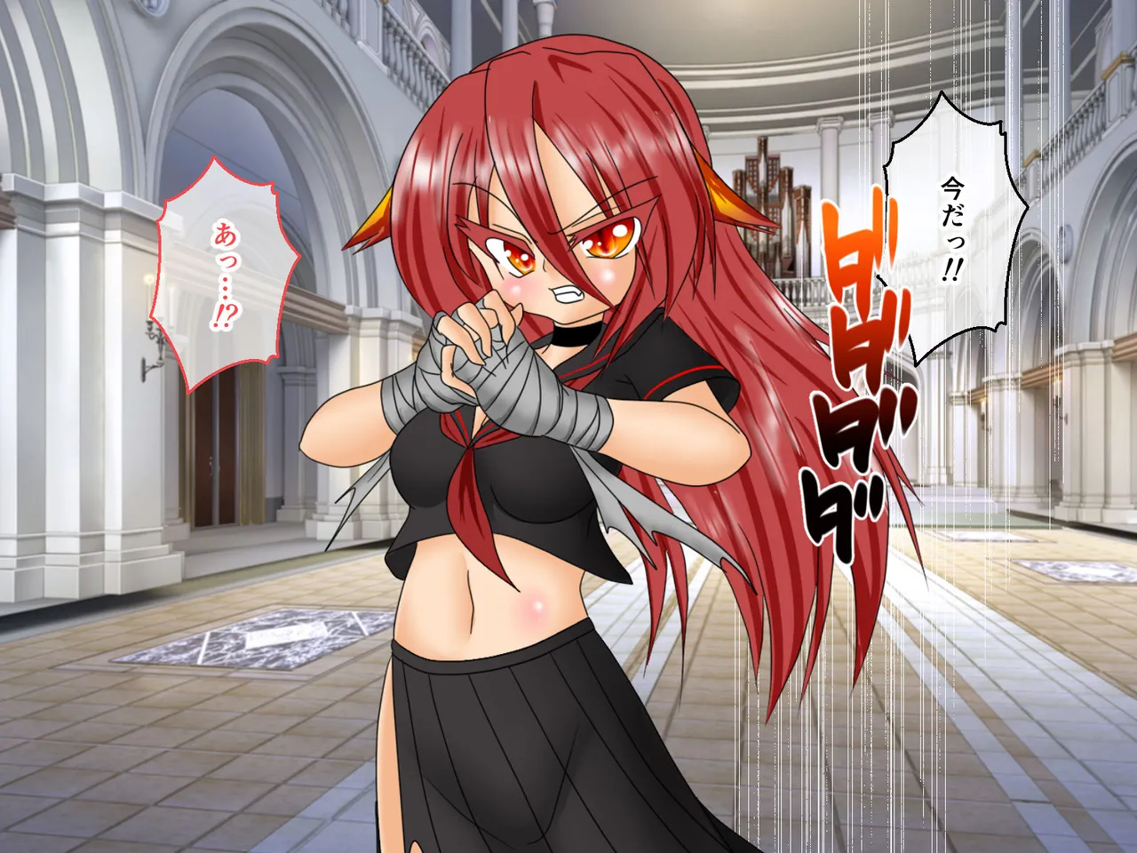 風紀剣士アサギ CGノベル版 前編 ～セクハラ攻撃なんかに屈しない！白濁まみれの大冒険!?～ page 77 original parody - thigh high boots mosaic censorship hentai manga - read online free