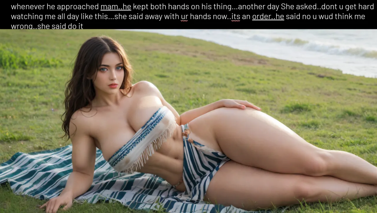 AI Generated, Stranded on Beach with arrogant girl, ENGLISH page 12 - ai generated hentai manga - read online free