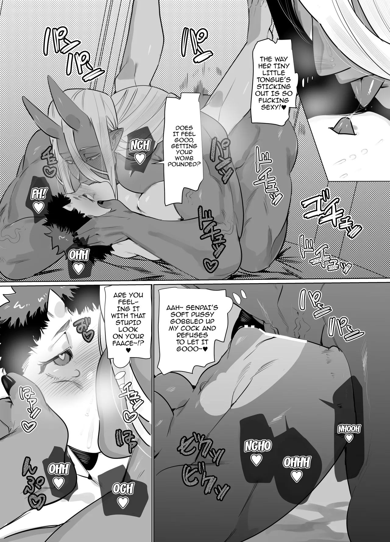 Gokusotsu no Senpai ga Kouhai no Deka Otoko ni Doroddoro ni Okasareru Hanashi / Story About A Prison Guard Senpai Getting Fucked Sloppy By Her Huge Kouhai page 25 original parody - oni scar hentai manga - read online free