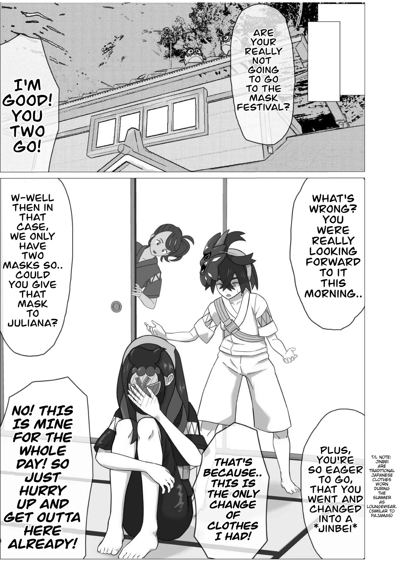 A sound of rushing liquid echoes throughout Kitakami page 23 featuring kieran pokemon parody - beauty mark no penetration hentai manga - read online free