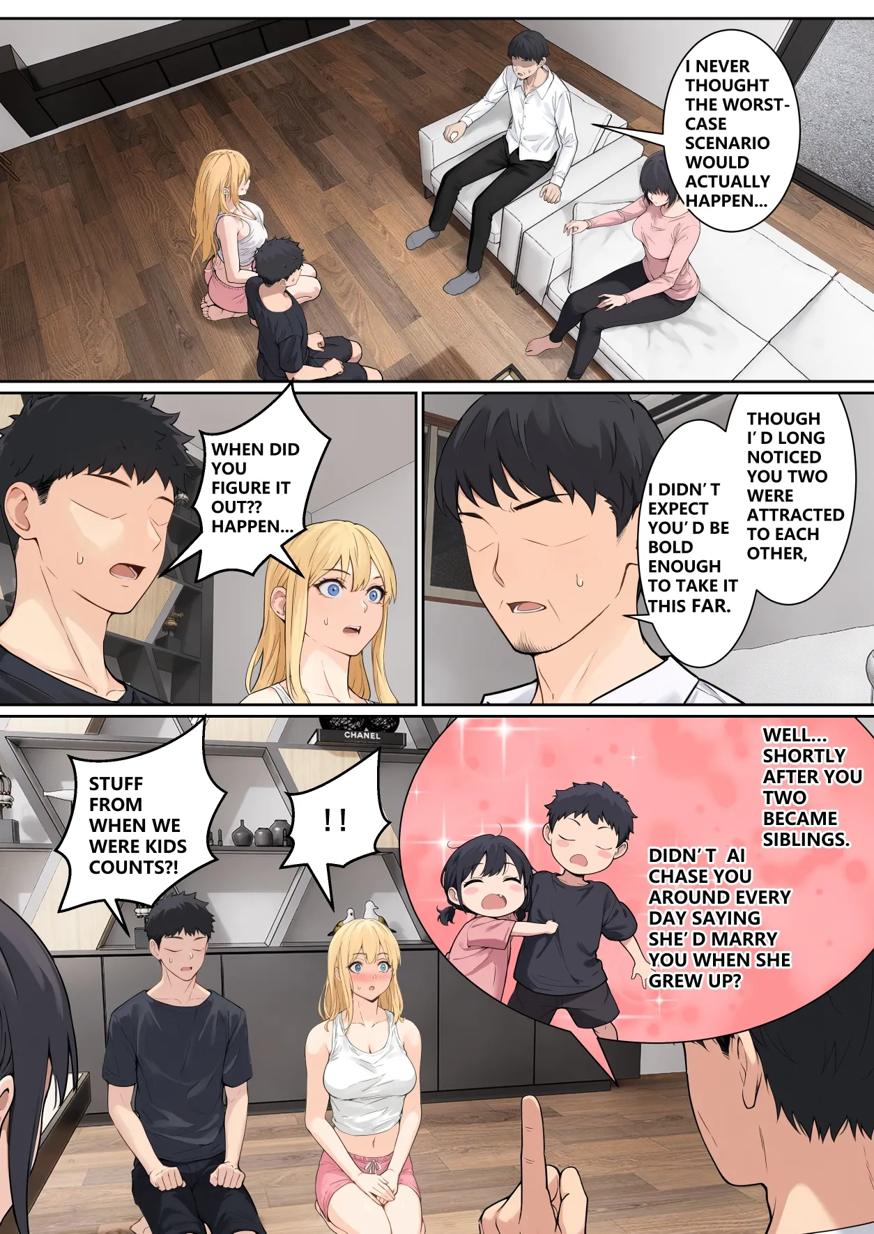 My AR glasses can see various stats about my foster sister?! page 147 original parody - inseki big breasts hentai manga - read online free