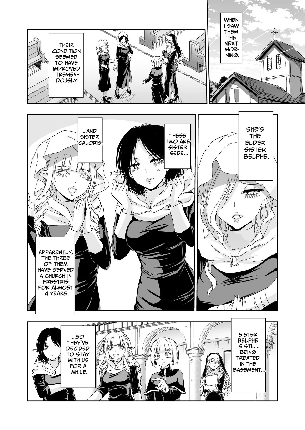 [Palace Inubousaki (Sister Maria Rosetta)] Shitsurakuen ~Haitoku ni Ochiru Seijo~ | Paradise Lost ~A Saint's Descent Into Immorality~ [Digital] [English] [tsuyoshi] page 19 original parody - kissing wings hentai manga - read online free
