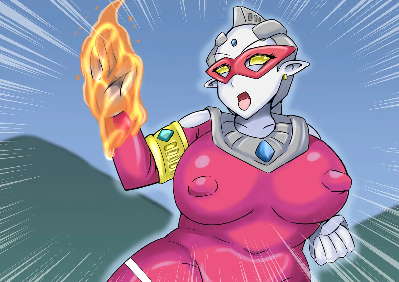 Kyodai Hiroin Haiboku Kaijuu & Iseijin Zukan 2 page 68 ultraman parody - futanari bbw hentai manga - read online free