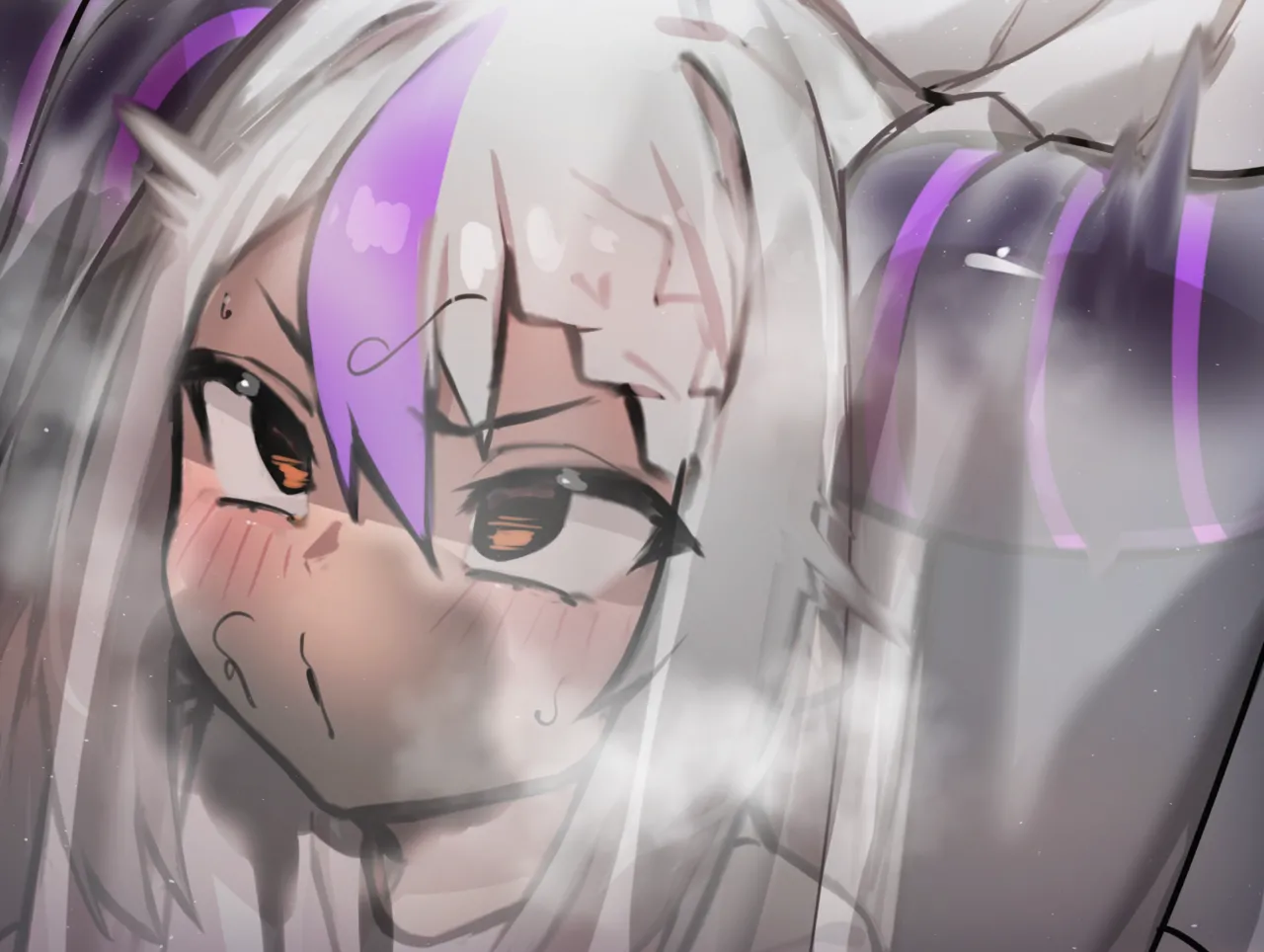 おばけ団長とラプ様 page 20 featuring shirogane noel hololive parody - futanari sweating hentai manga - read online free