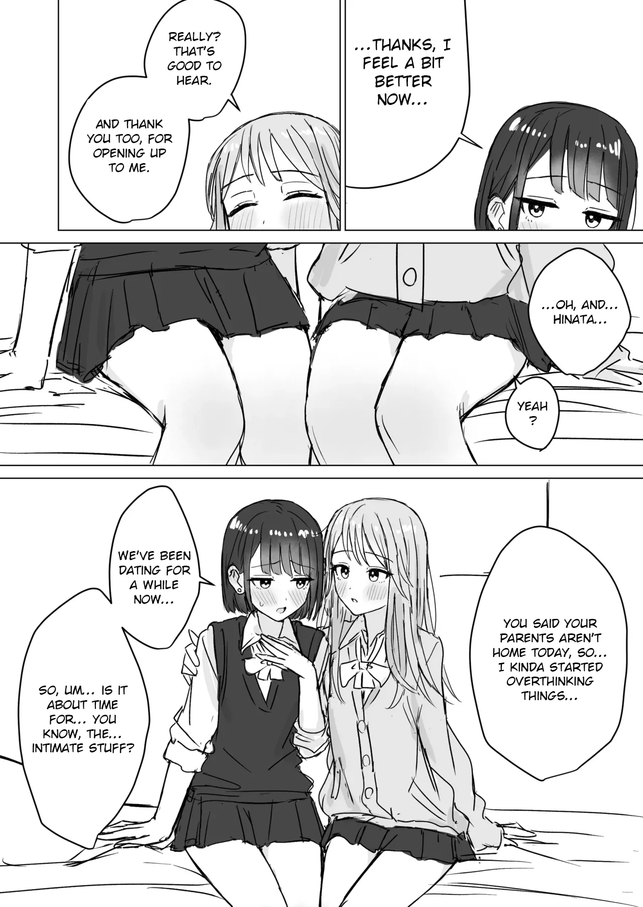 Watashi no Hajimete no Kanojo page 12 original parody - yuri females only hentai manga - read online free