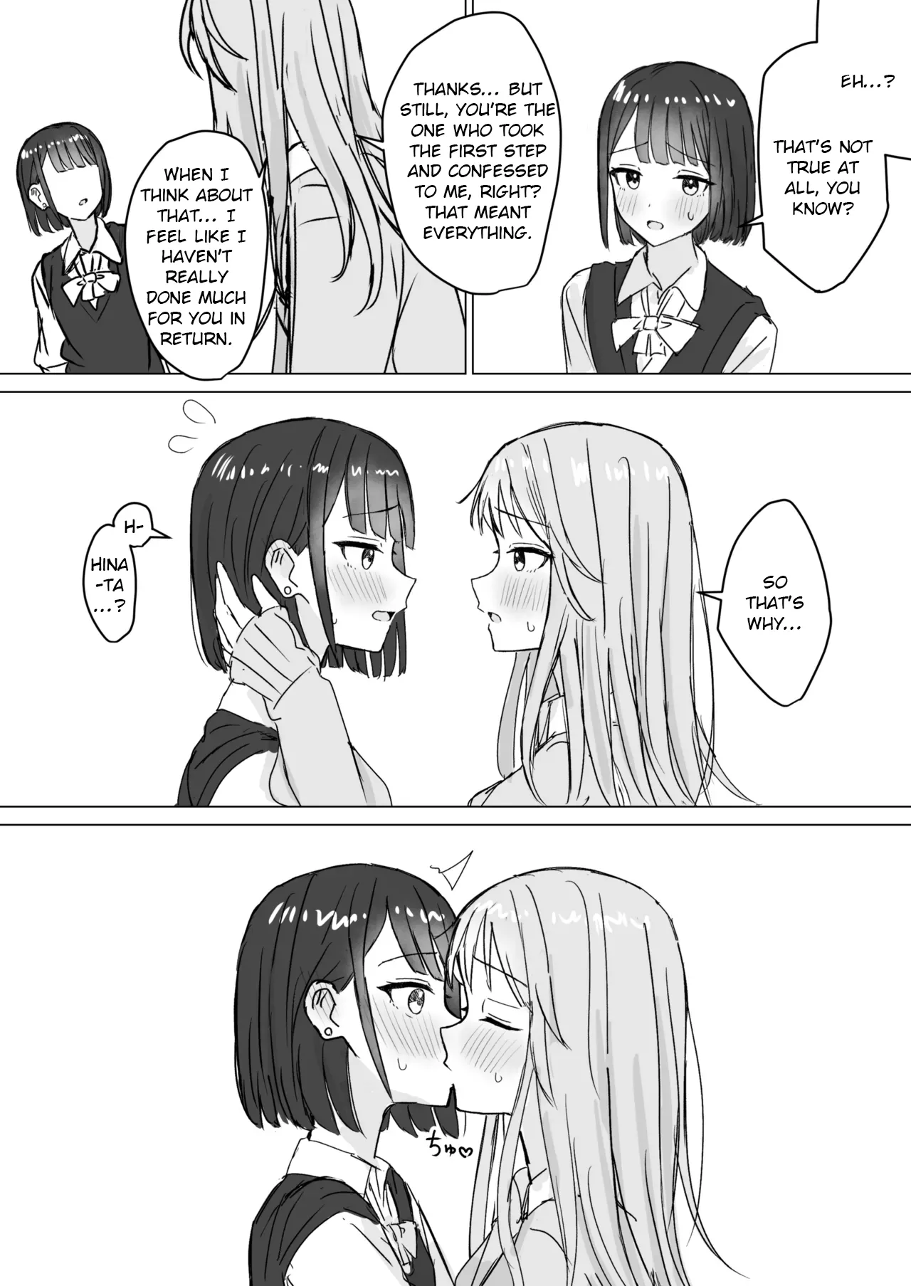 Watashi no Hajimete no Kanojo page 14 original parody - females only yuri hentai manga - read online free