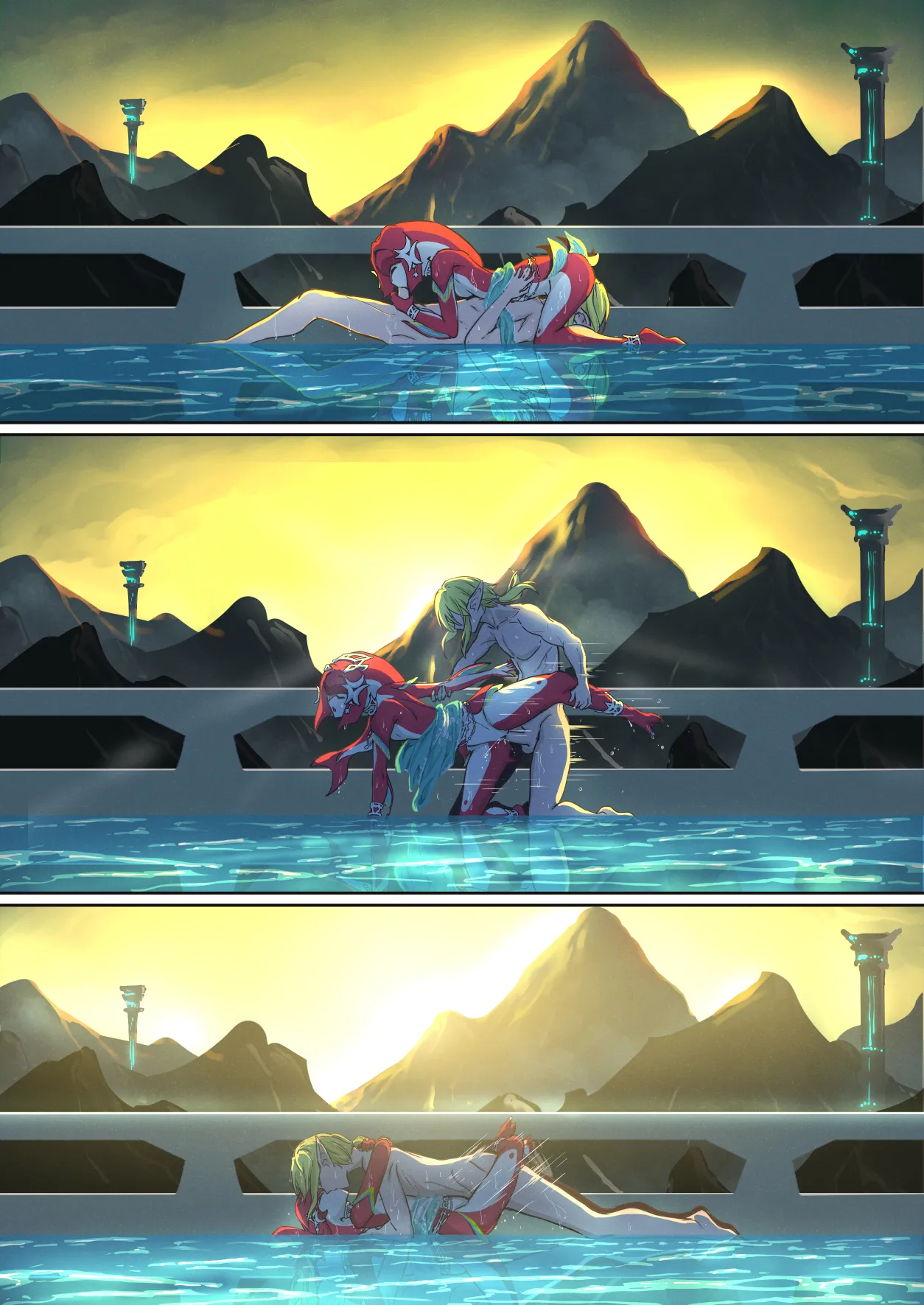 The Legend of Zelda: Date with Mipha page 24 featuring mipha the legend of zelda parody - sole female sole male hentai manga - read online free