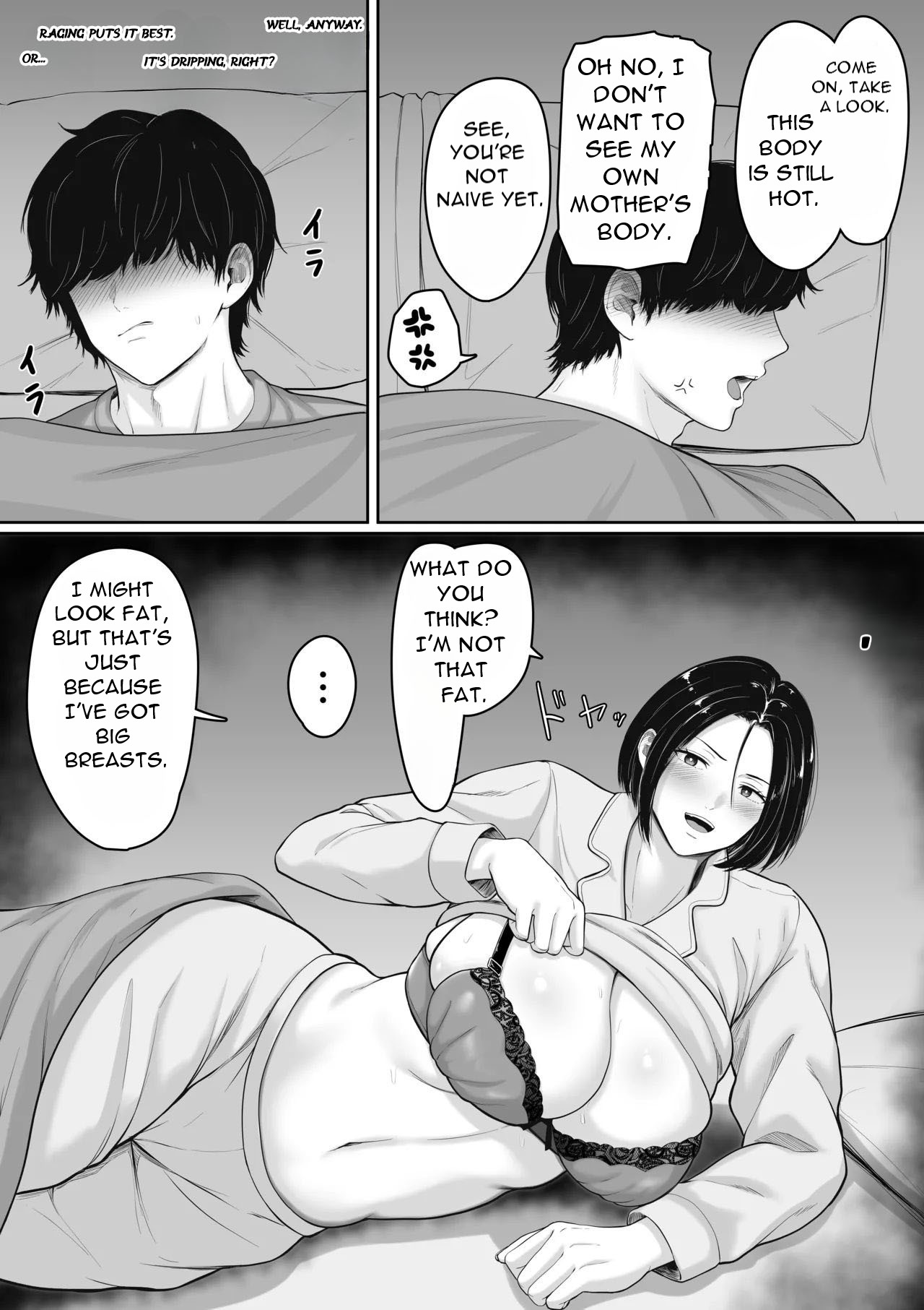 [Kuruto] Kimottama Kaa-chan to Kenka Bakari no Neet no Ore ga Kaa-san ni Nakadashi shite kara Nakayoku natta Hanashi - A story about How I, A NEET Who Always Fought with My Gutsy Mother, [English][DarklordMTLs] page 9 original parody - sole female sole male hentai manga - read online free