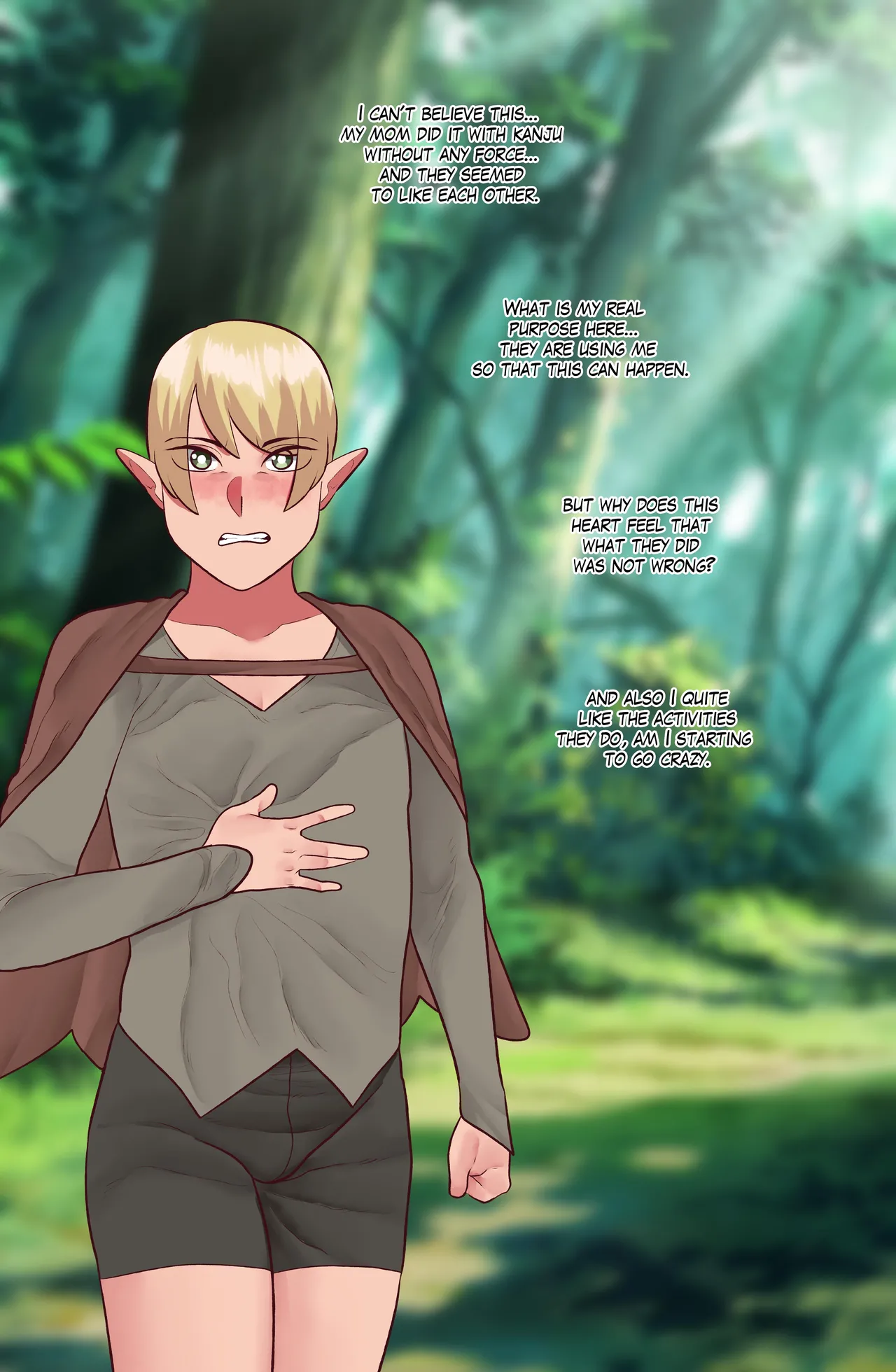 Onegai Elf Sensei page 65 original parody - beauty mark blindfold hentai manga - read online free