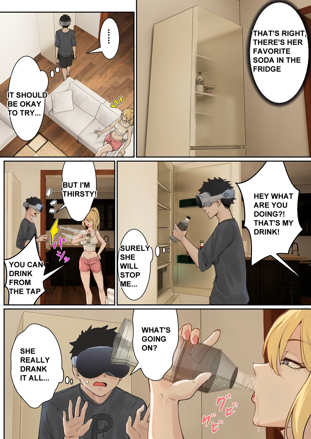 My AR glasses can see various stats about my foster sister？! page 12 original parody - blowjob sole female hentai manga - read online free