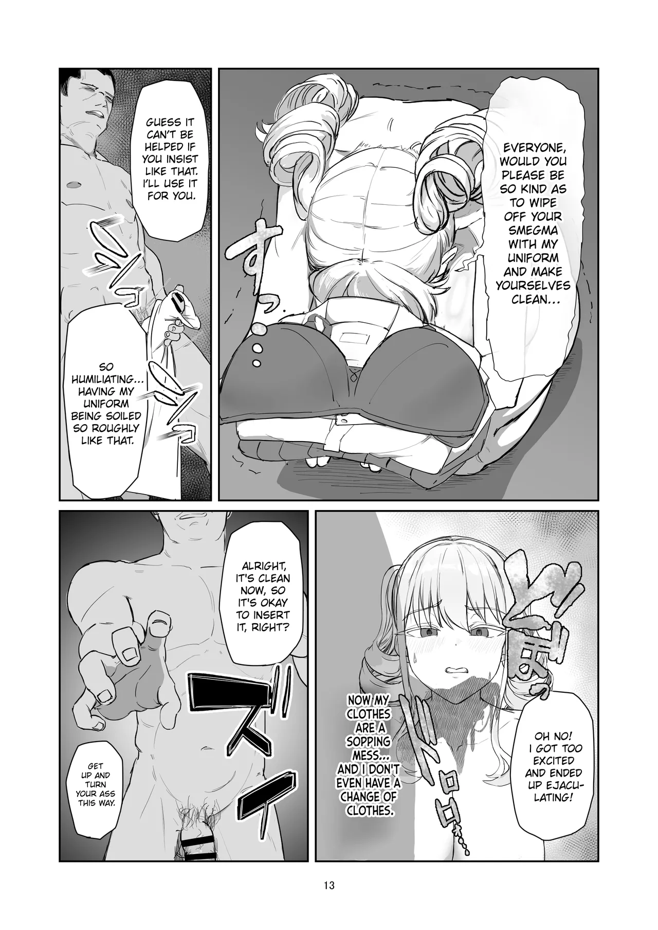 Furyou Ojou-sama Saikyouiku | Reforming the Delinquent Young Lady page 13 original parody - nakadashi big breasts hentai manga - read online free