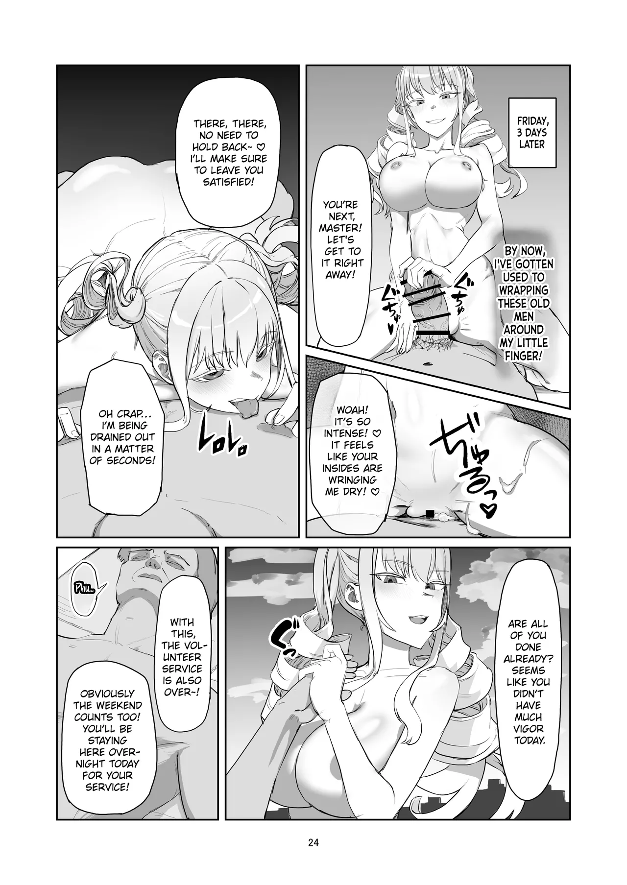 Furyou Ojou-sama Saikyouiku | Reforming the Delinquent Young Lady page 24 original parody - nakadashi big breasts hentai manga - read online free