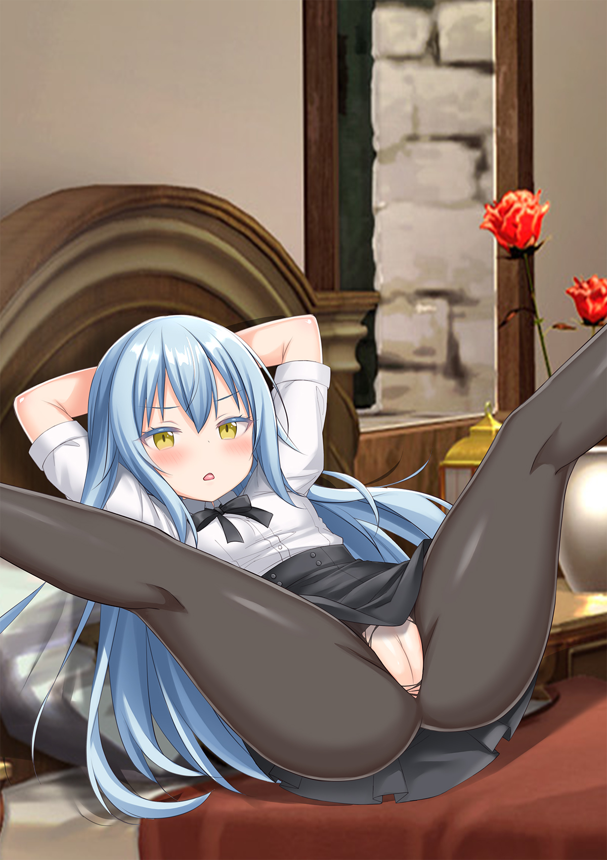 Bishoujo Body de GothLoli Maou ni Les Choukyou Sare Mesu Ochita Ken page 169 featuring rimuru tempest tensei shitara slime datta ken parody - mosaic censorship pantyhose hentai manga - read online free