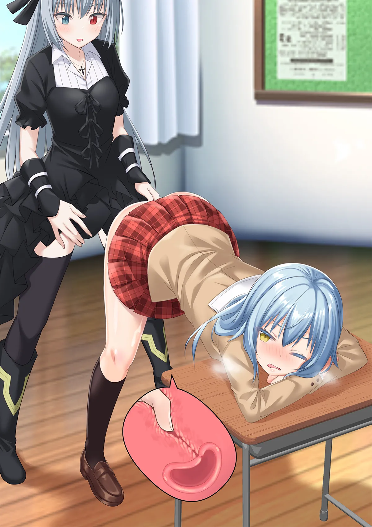 Bishoujo Body de GothLoli Maou ni Les Choukyou Sare Mesu Ochita Ken page 200 featuring rimuru tempest tensei shitara slime datta ken parody - mosaic censorship pantyhose hentai manga - read online free