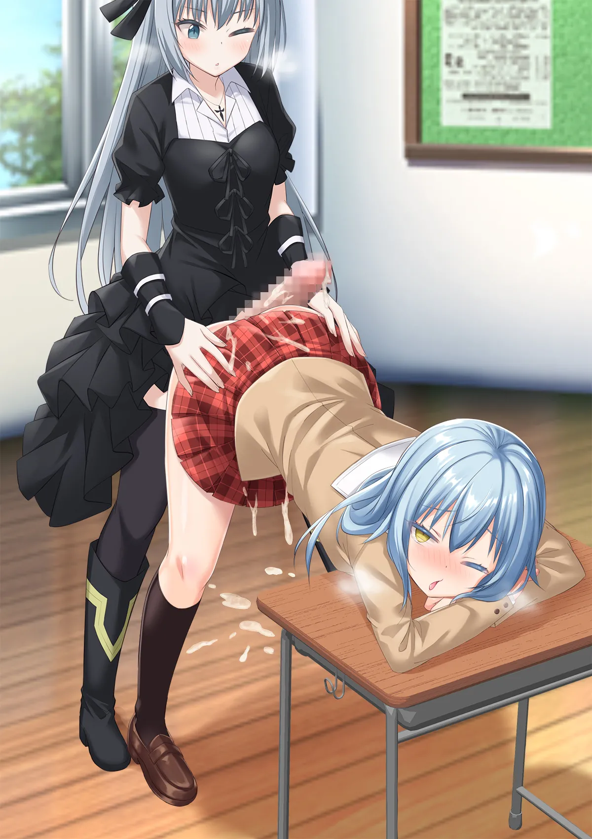 Bishoujo Body de GothLoli Maou ni Les Choukyou Sare Mesu Ochita Ken page 211 featuring rimuru tempest tensei shitara slime datta ken parody - mosaic censorship pantyhose hentai manga - read online free