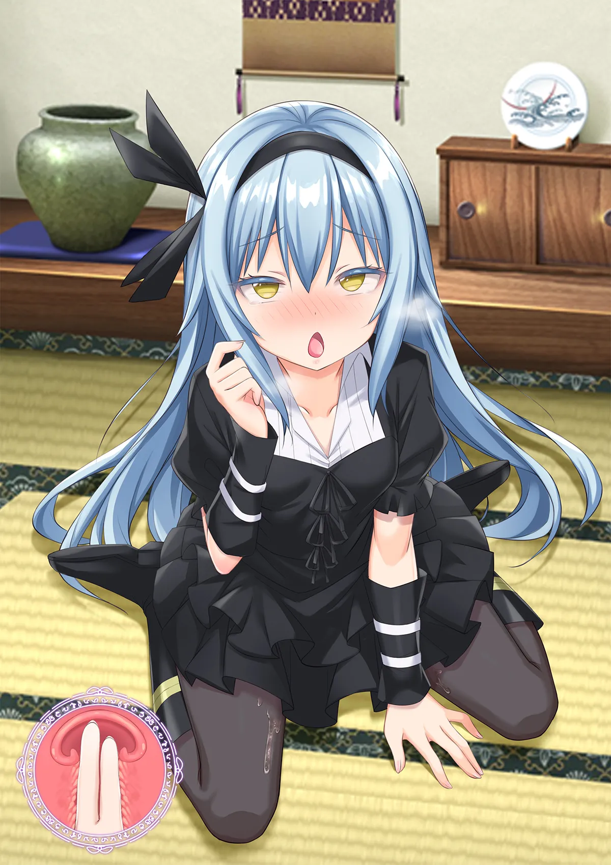 Bishoujo Body de GothLoli Maou ni Les Choukyou Sare Mesu Ochita Ken page 222 featuring rimuru tempest tensei shitara slime datta ken parody - mosaic censorship pantyhose hentai manga - read online free