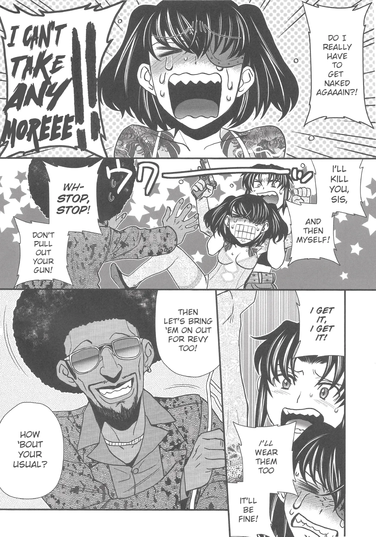 Je t'aime, Je t'aime, le majeur! page 17 featuring balalaika black lagoon parody - bunny girl eyepatch hentai manga - read online free