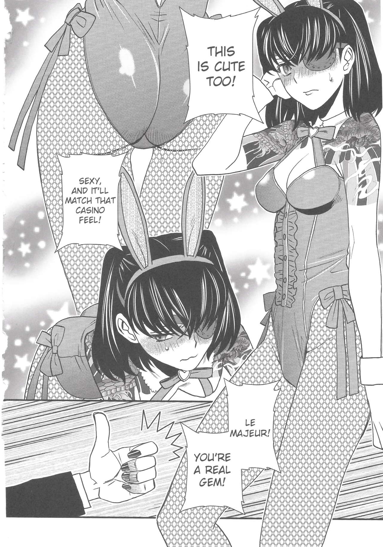 Je t'aime, Je t'aime, le majeur! page 9 featuring balalaika black lagoon parody - bunny girl eyepatch hentai manga - read online free