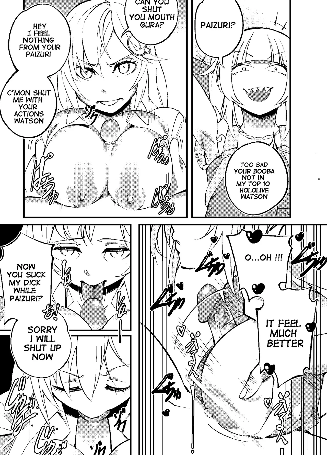 Amesame Observation page 11 featuring gawr gura hololive parody - sex toys sole dickgirl hentai manga - read online free