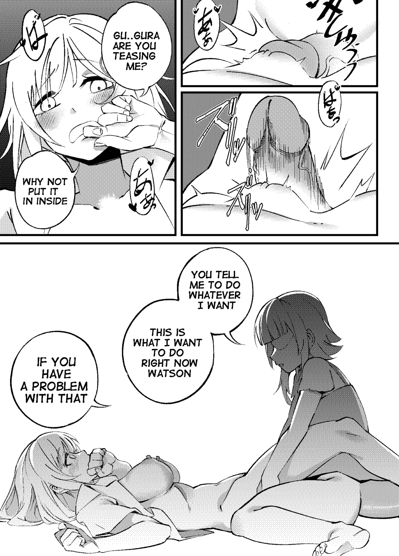 Amesame Observation page 18 featuring gawr gura hololive parody - sex toys sole dickgirl hentai manga - read online free