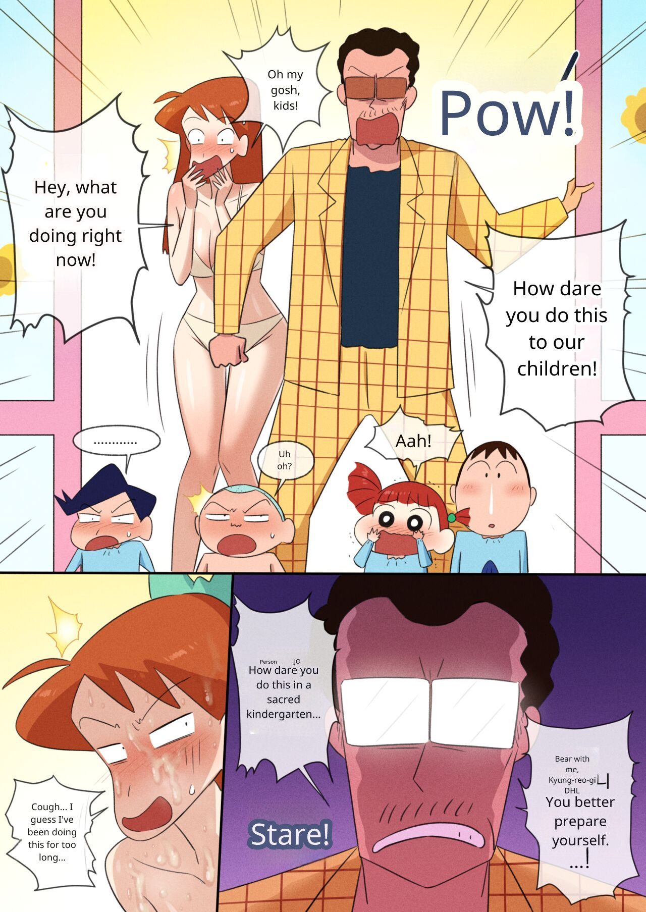 Teacher Chae Seong-ah teaches sex education page 12 featuring shinnosuke nohara crayon shin-chan parody - rough translation teacher hentai manga - read online free