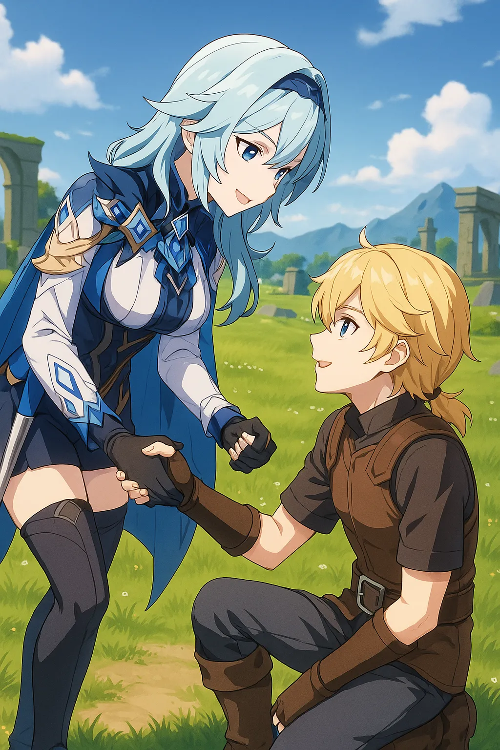 原神世界大战 page 35 - ai generated hentai manga - read online free