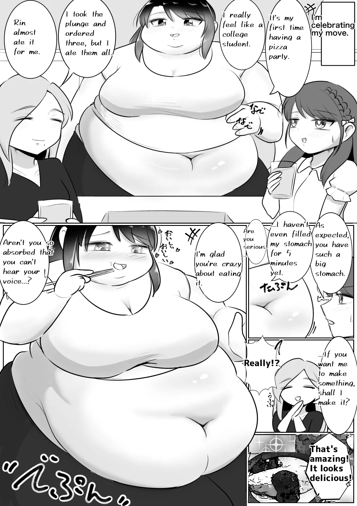 Longing for softness page 100 original parody - bbw weight gain hentai manga - read online free