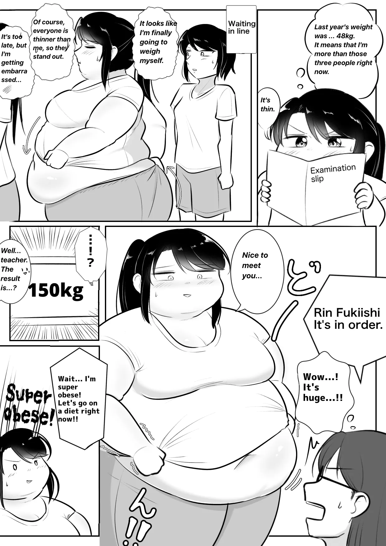 Longing for softness page 47 original parody - bbw weight gain hentai manga - read online free